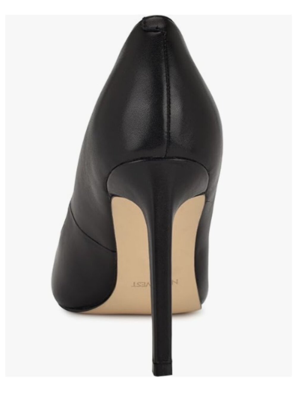 Nine West Women's Tatiana Leather Pump Women's 8.5 W Classic‎ Work Stiletto Heel - Picture 4 of 8